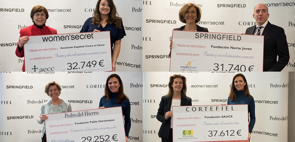 Grupo Cortefiel, 131.353 euros de solidaridad